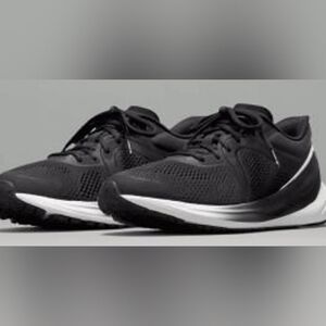 lululemon athletica Blissfeell Run Black and White Athletic Shoes